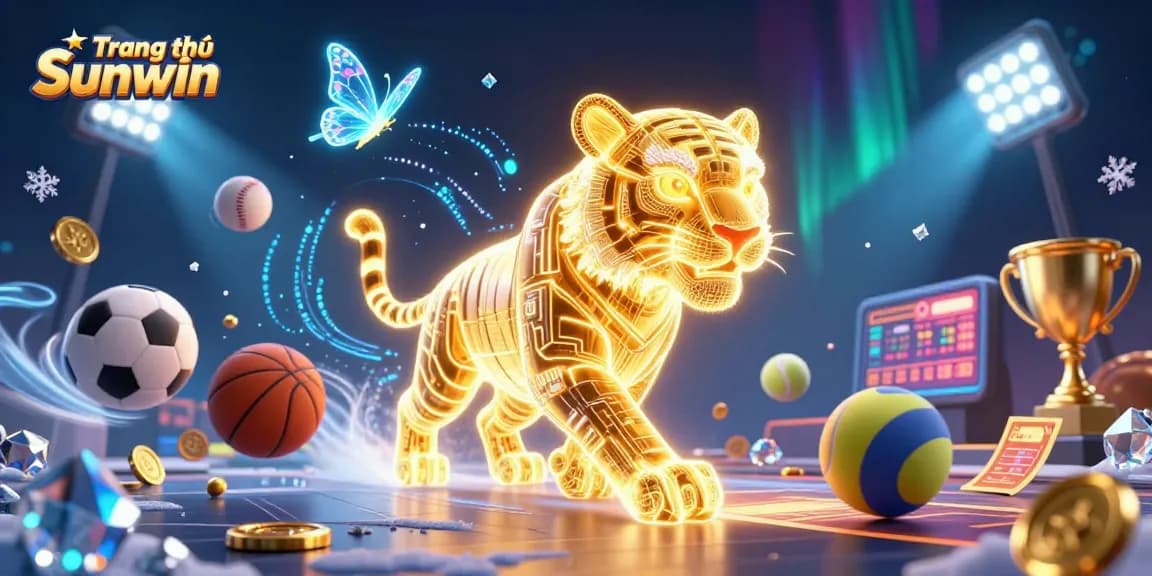 Experience thrilling moments with Trang chủ Sunwin in a vibrant 3D casino landscape filled with dynamic elements.