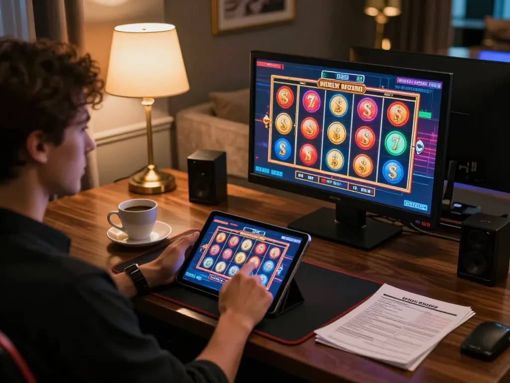 Experience exciting gameplay at rr88co with dynamic casino games on a tablet.