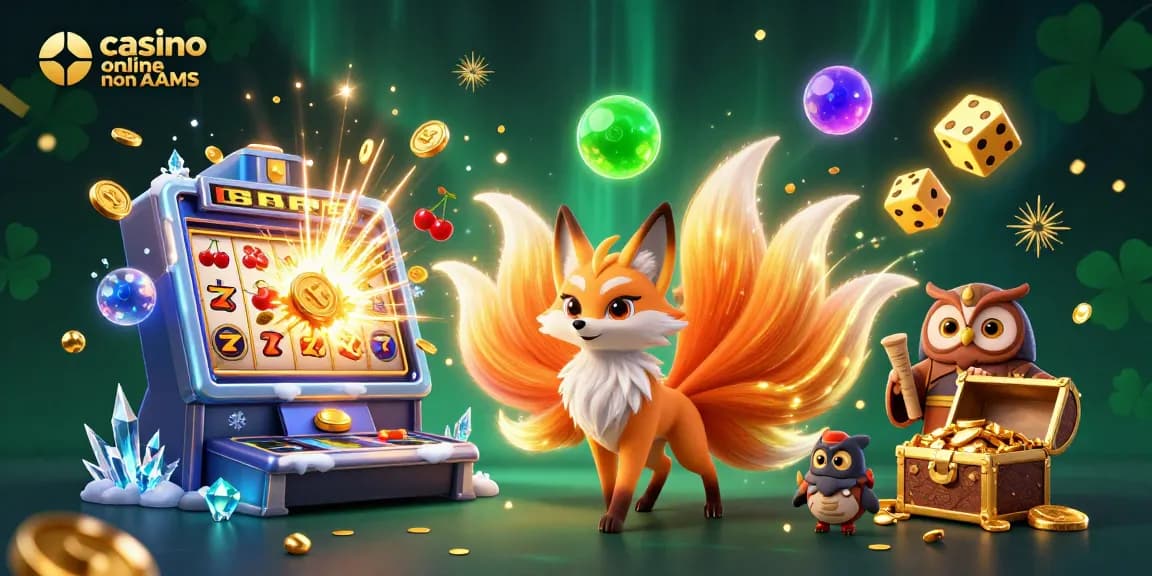 Vivi l'emozione del casino online non AAMS con spiriti di volpe luminosi e un'esplosione di jackpot.