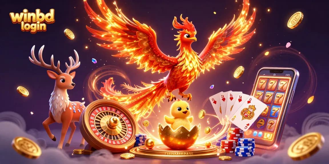Experience the thrill of winbd login with dynamic casino elements and mystical characters.