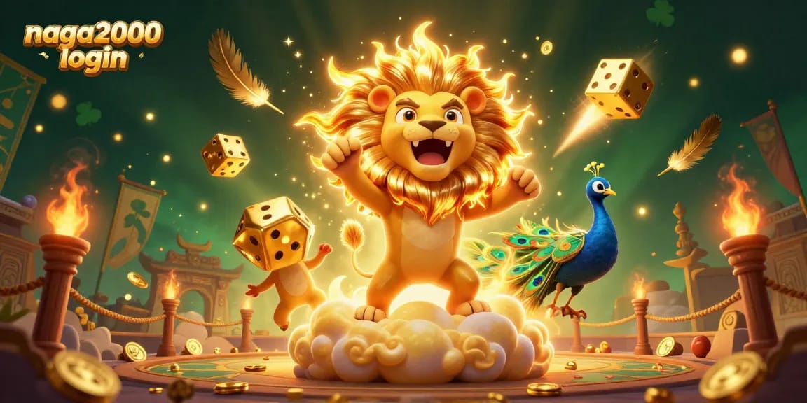 Masuki dunia slot Naga2000 login dengan karakter 3D yang ceria dan elemen keberuntungan yang memukau.