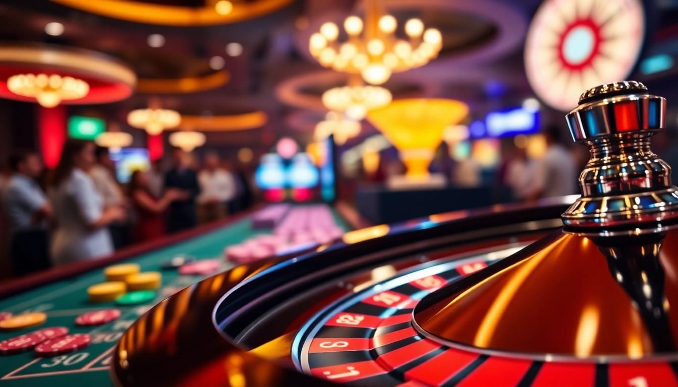 Menggunakan Akun Depo 5k untuk bermain roulette dengan chip berwarna yang menarik.