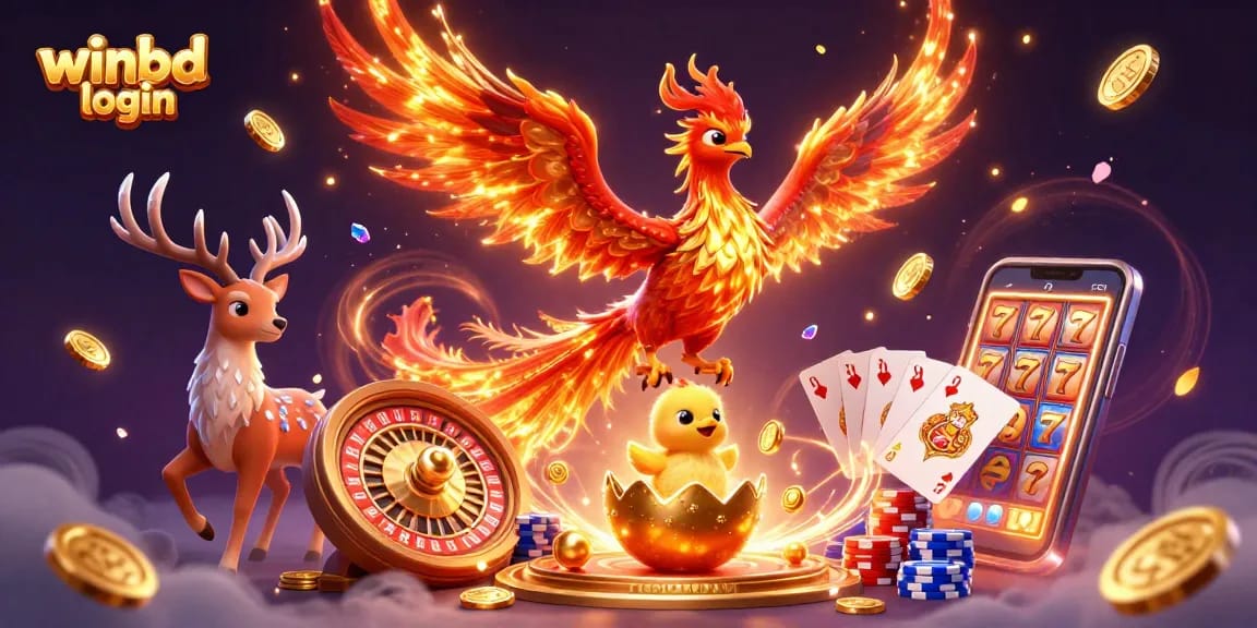 Experience the thrill of winbd login with dynamic casino elements and mystical characters.