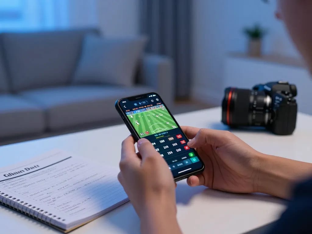 Betting with deposit 1000 on a smartphone while enjoying a home gaming experience