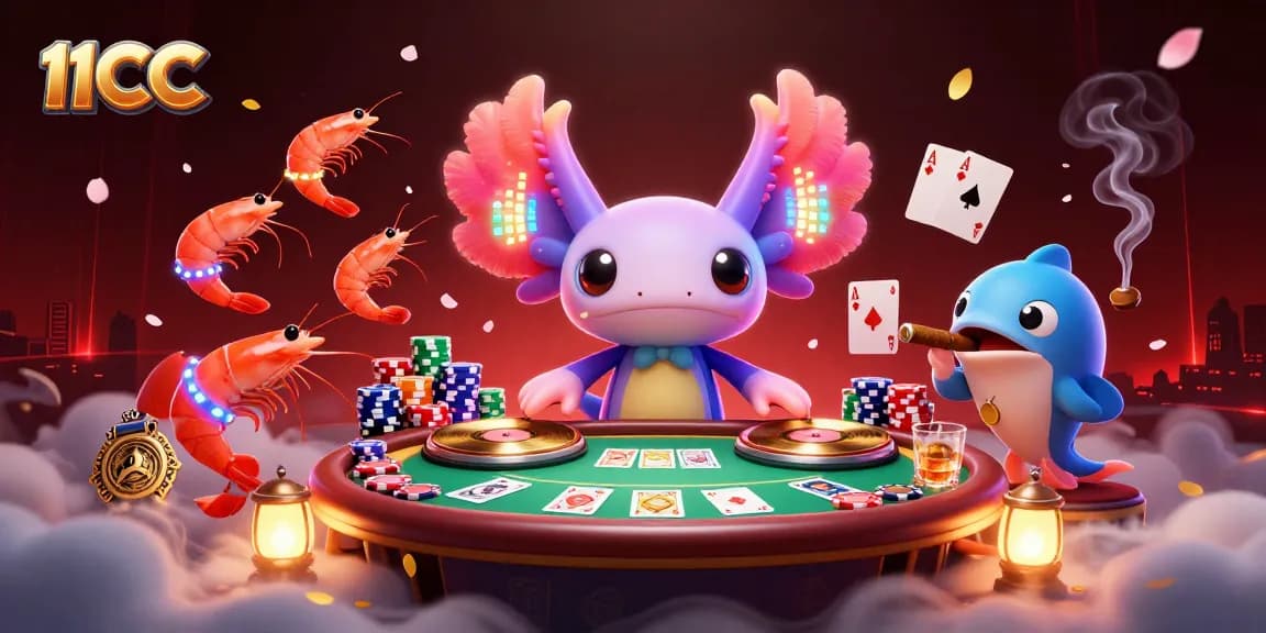 Engage with 11CC's vibrant online casino experience featuring a colorful DJ setup