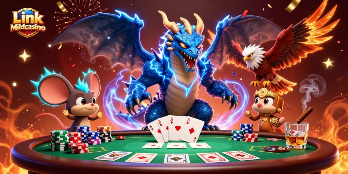 Engage with thrilling games at Link Mildcasino featuring a dynamic casino scene.
