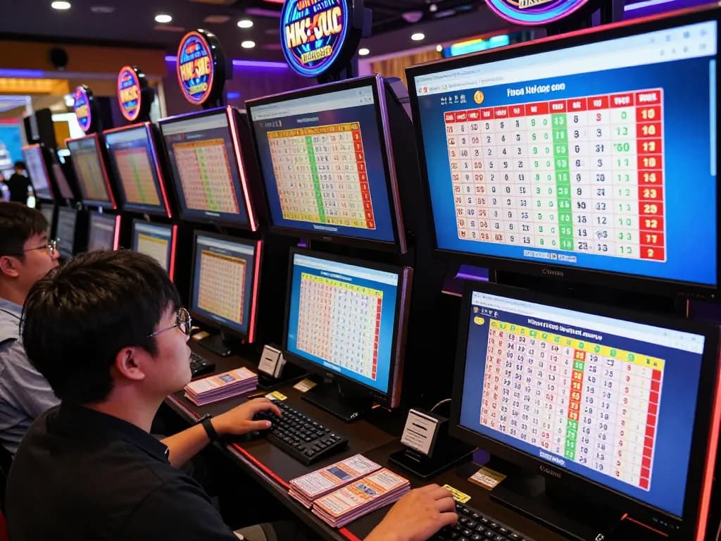 Exciting Togel Hongkong betting scene highlighting HK lottery draws and players engaged