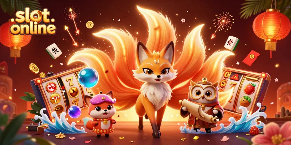 Experience the thrill of slot online gaming with vibrant characters and dynamic elements.