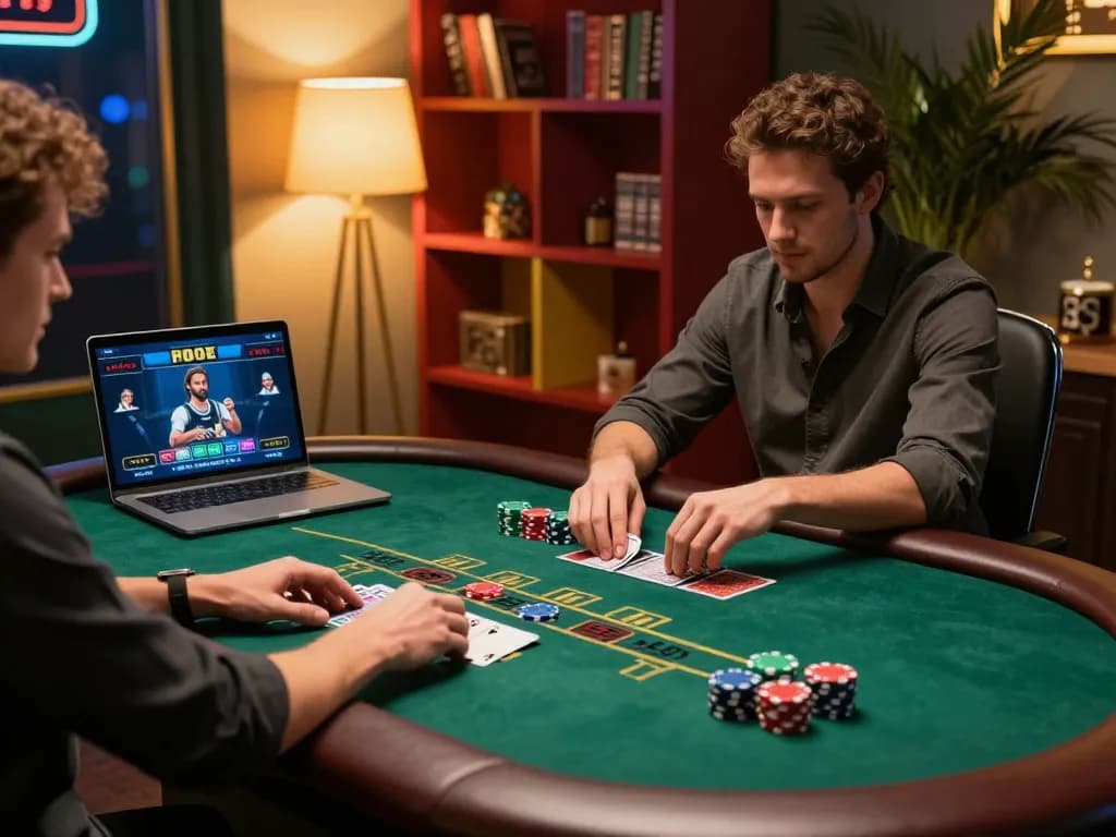 Engaging in live dealer blackjack at RR88, a modern online casino experience.