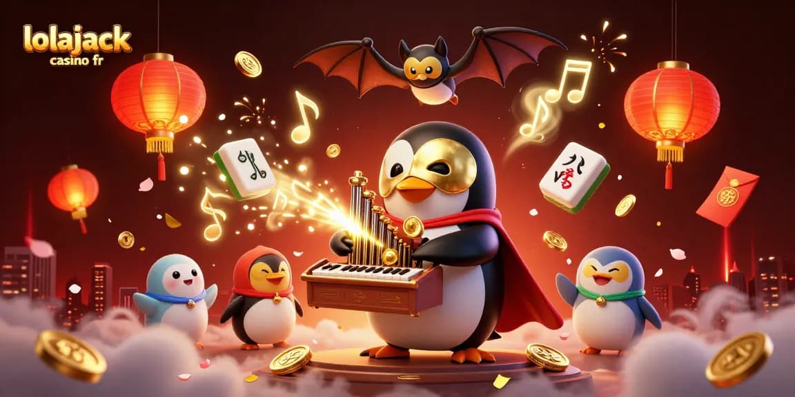 Play at lolajack casino fr with vibrant games and gold coins in an enchanting scene.
