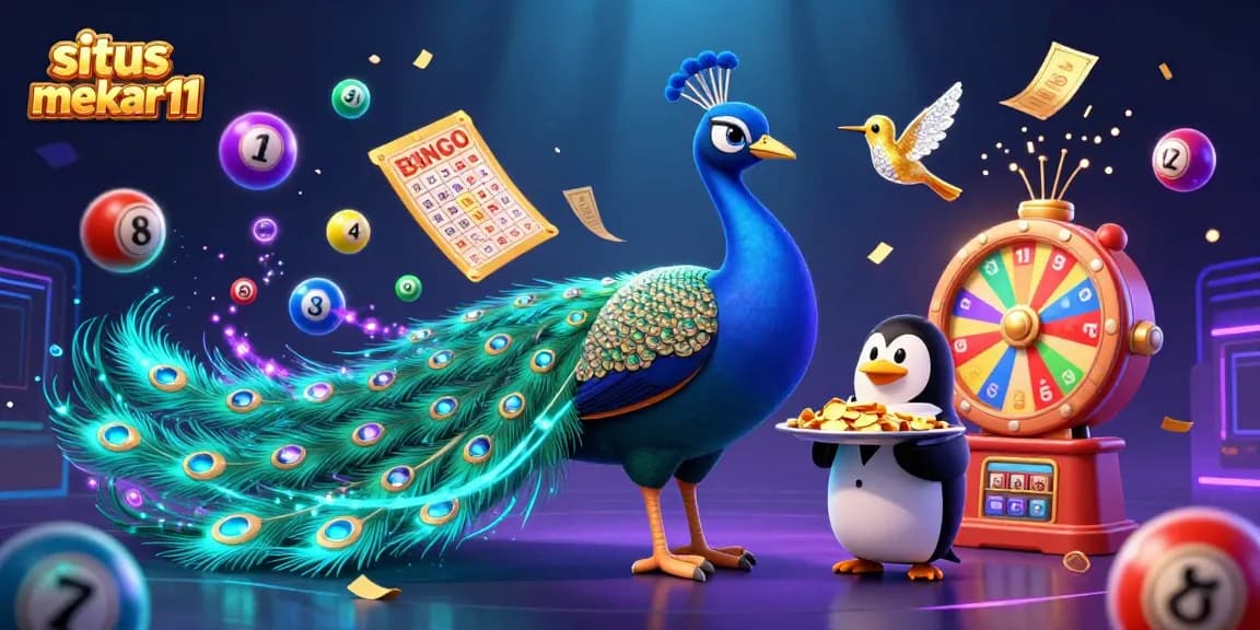 Experience seamless fun with situs mekar11 through colorful lottery balls, vibrant prizes, and animated characters.