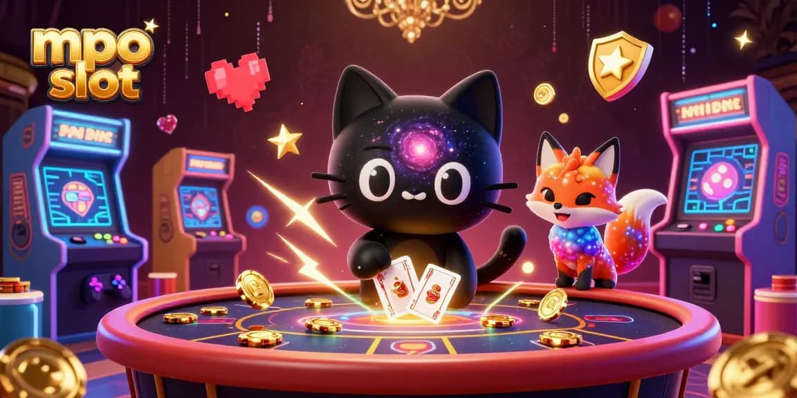 Spin the reels of mpo slot for exciting wins in this vibrant casino scene!