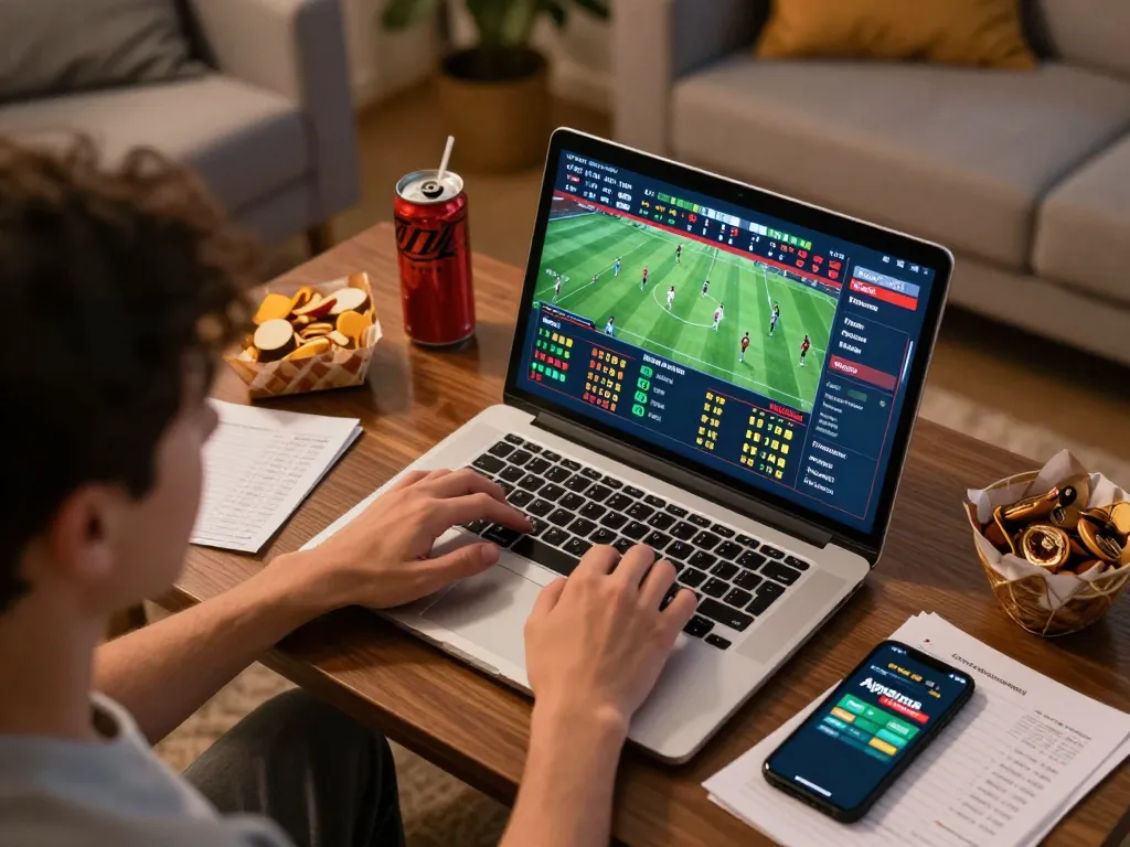Engaging online sports betting experience captured with nhacaiuytinn showcasing live odds and strategic betting.