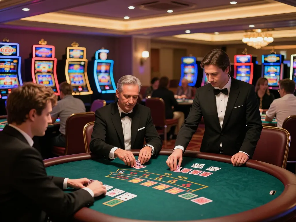 Players enjoying thrilling poker games at ALO8 casino with vibrant atmosphere and engaging table action.
