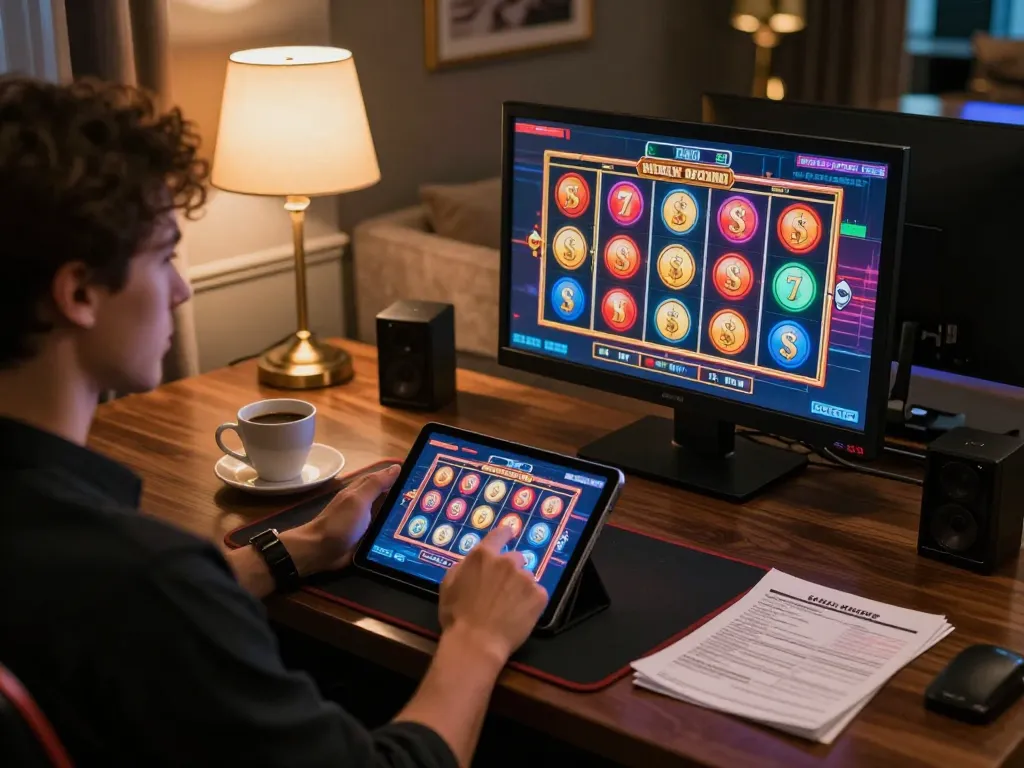 Experience exciting gameplay at rr88co with dynamic casino games on a tablet.