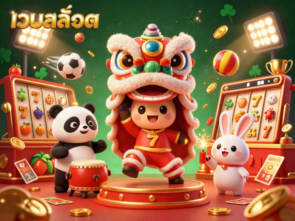 การแสดงเกมสล็อตสุดน่าตื่นเต้นที่เน้นเว็บสล็อต พร้อมการเต้นของมังกรและพระอาทิตย์ตก