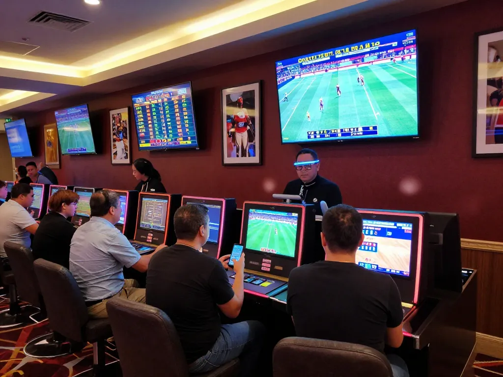 Sunwin enhances sports betting excitement with patrons engaged in live events and betting apps