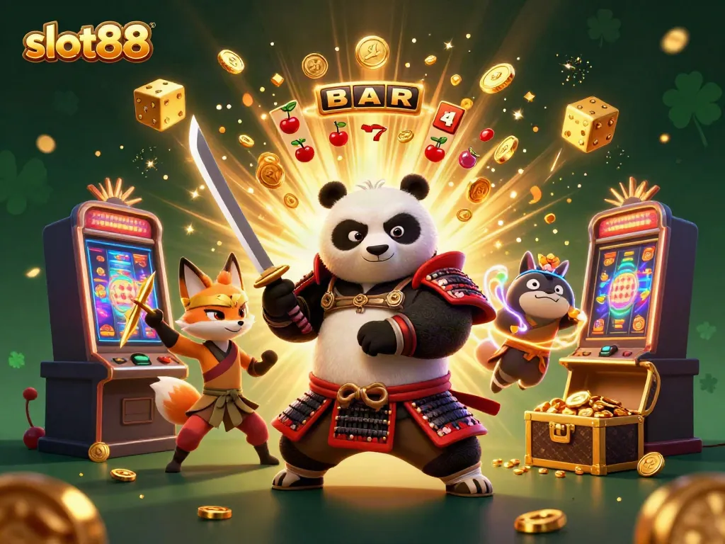 Engage in thrilling slot88 action with a dazzling jackpot explosion and adventurous characters.