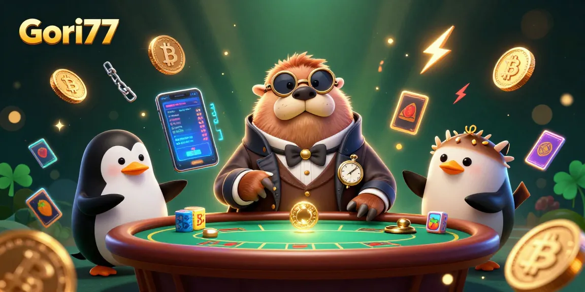Gori77 memberi pengalaman bermain poker bawah laut yang menarik dengan walrus dan dealer penguin.