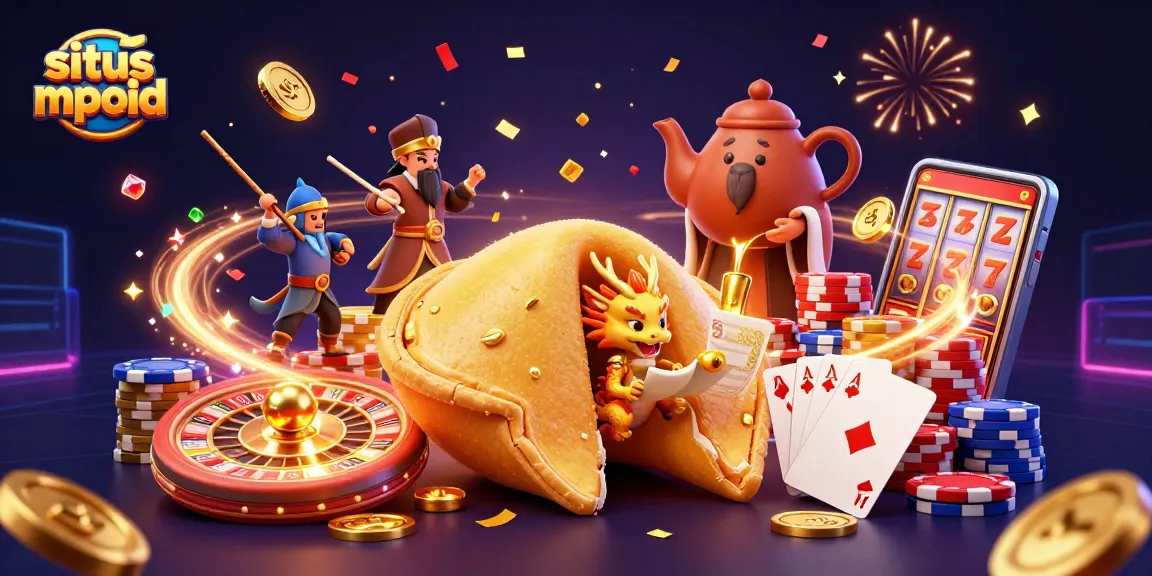 Experience situs mpoid's vibrant gaming atmosphere with dazzling characters and golden treasures.