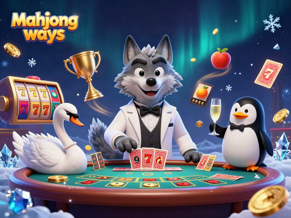 Experience the excitement of mahjong ways with vibrant casino characters and dynamic gaming elements.