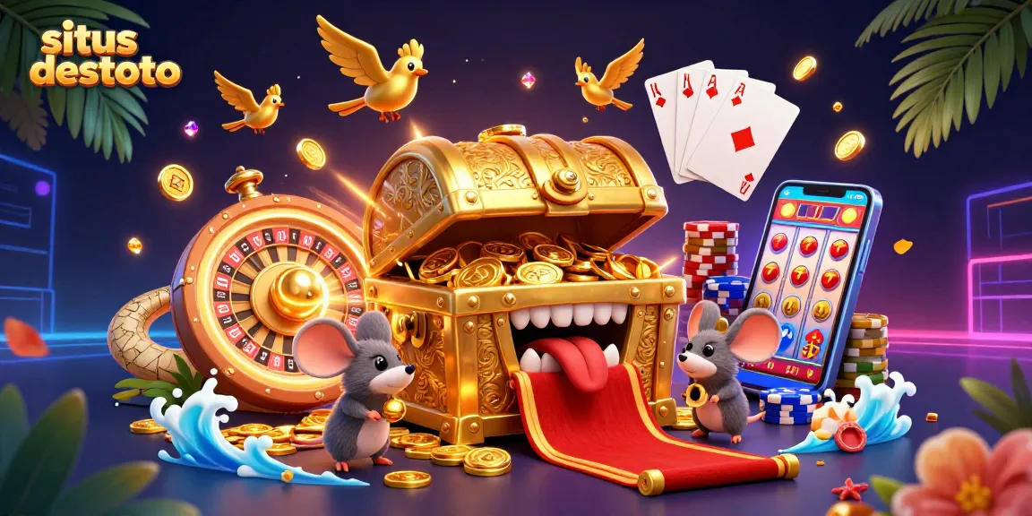 Win big at situs destoto with vibrant slot games, golden treasures, and an exhilarating casino atmosphere.