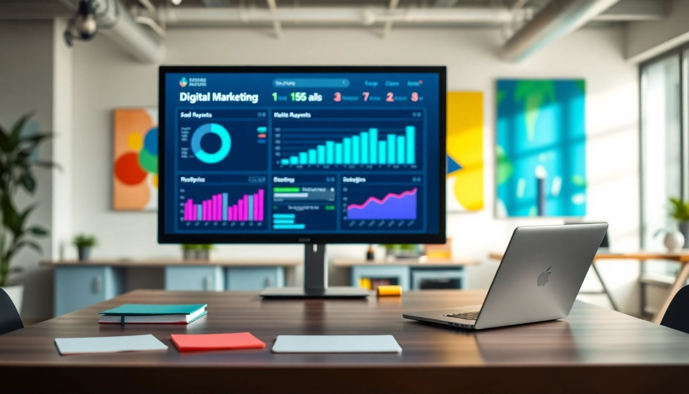 Analytische Ergebnisse von https://alvionz.de/ in einem modernen digitalen Marketing-Arbeitsbereich