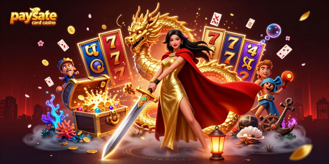 Erleben Sie den Nervenkitzel des Paysafe Card Casinos mit lebhaften Spielautomaten, die Gewinne und majestätische Visuals zeigen.