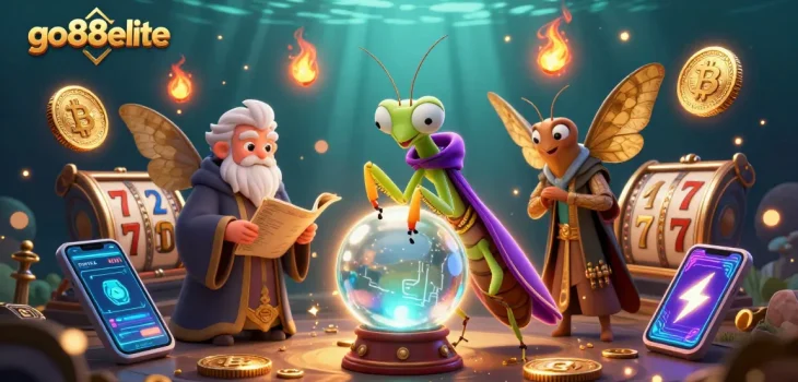 Experience go88elite's captivating online casino world with vibrant characters and thrilling gaming elements.