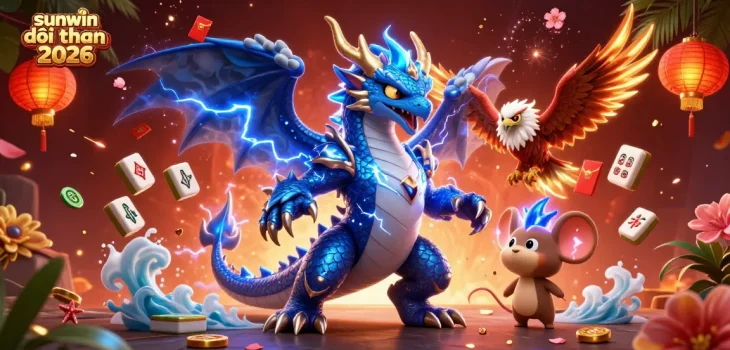 Experience the thrill with sunwin đổi thưởng 2026 showcasing a dynamic casino scene filled with excitement.