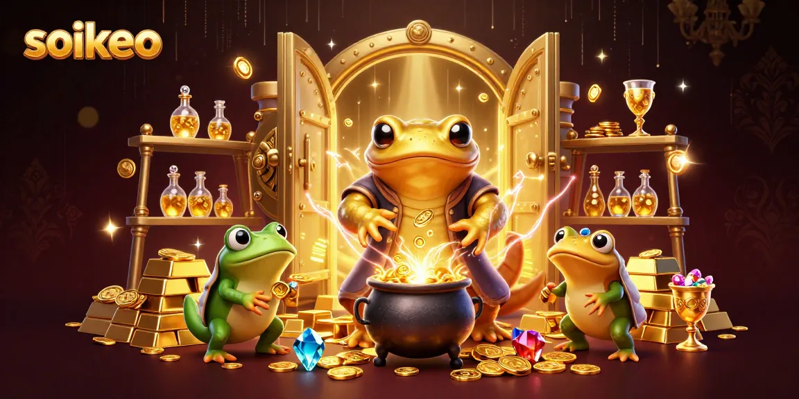 Soi keo highlights the mystical alchemy of winning in gambling, with magical gold creation.