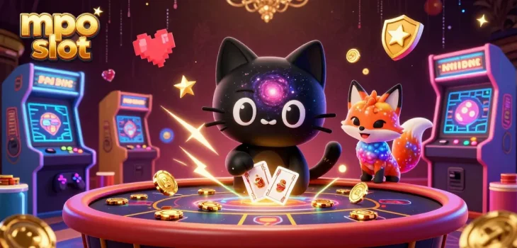 Spin the reels of mpo slot for exciting wins in this vibrant casino scene!