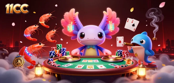 Engage with 11CC's vibrant online casino experience featuring a colorful DJ setup