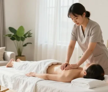 Experience 노원출장마사지 at home with a professional therapist in a calming setting.